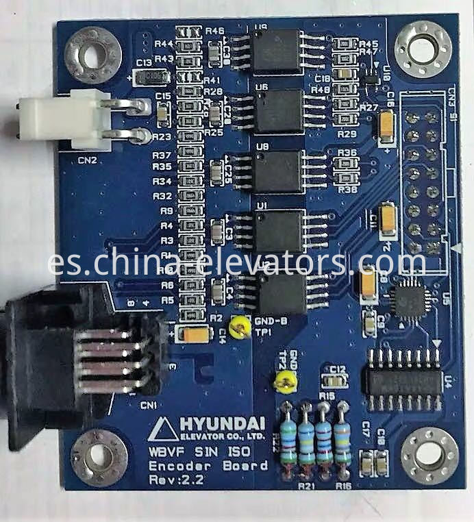 Hyundai Elevator WBVF SIN ISO / Encoder Board Rev:2.2